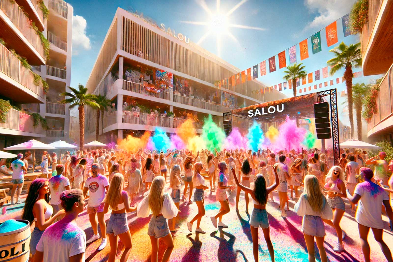 Fiesta Holi - Despedidas Salou