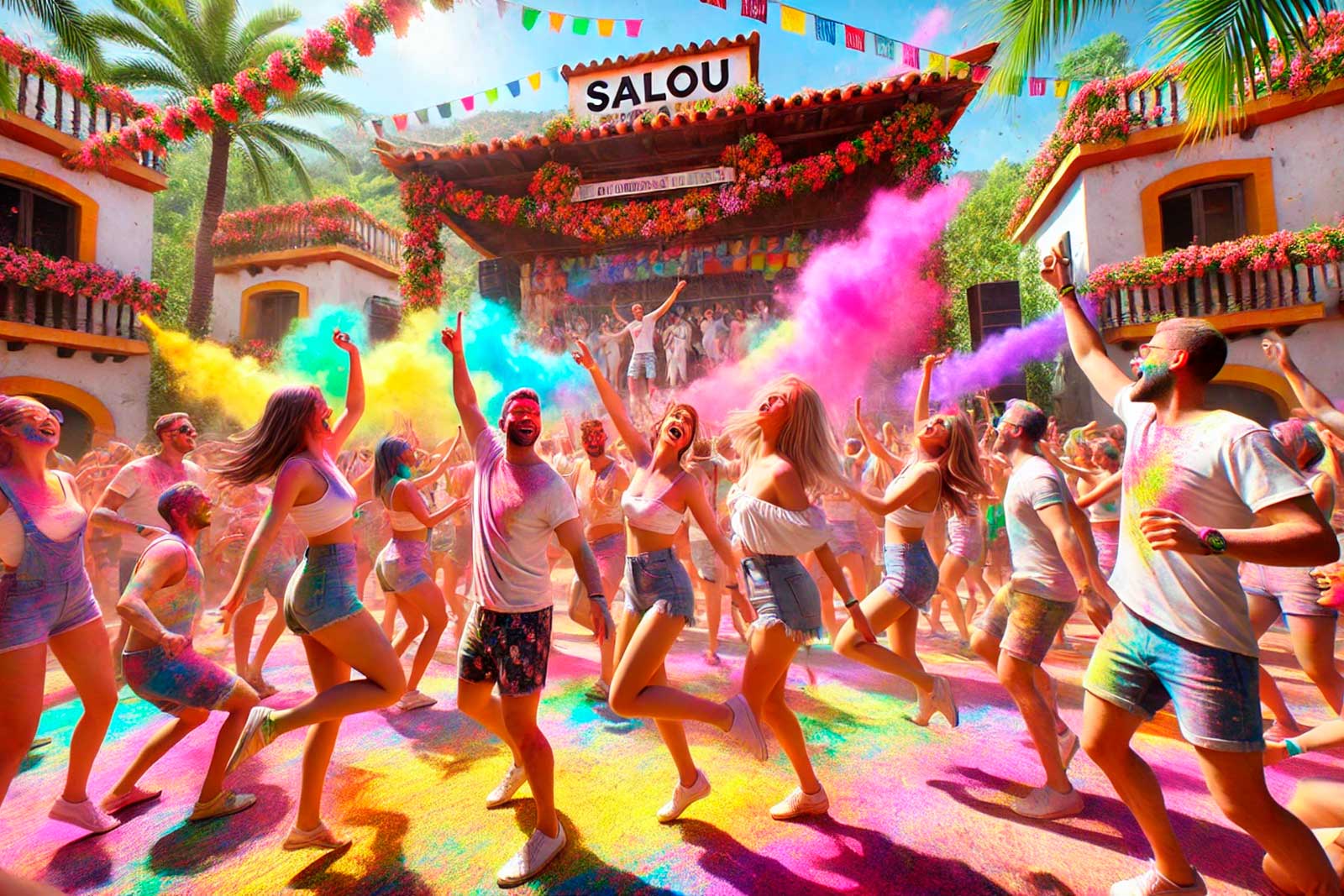 Fiesta Holi - Despedidas Salou